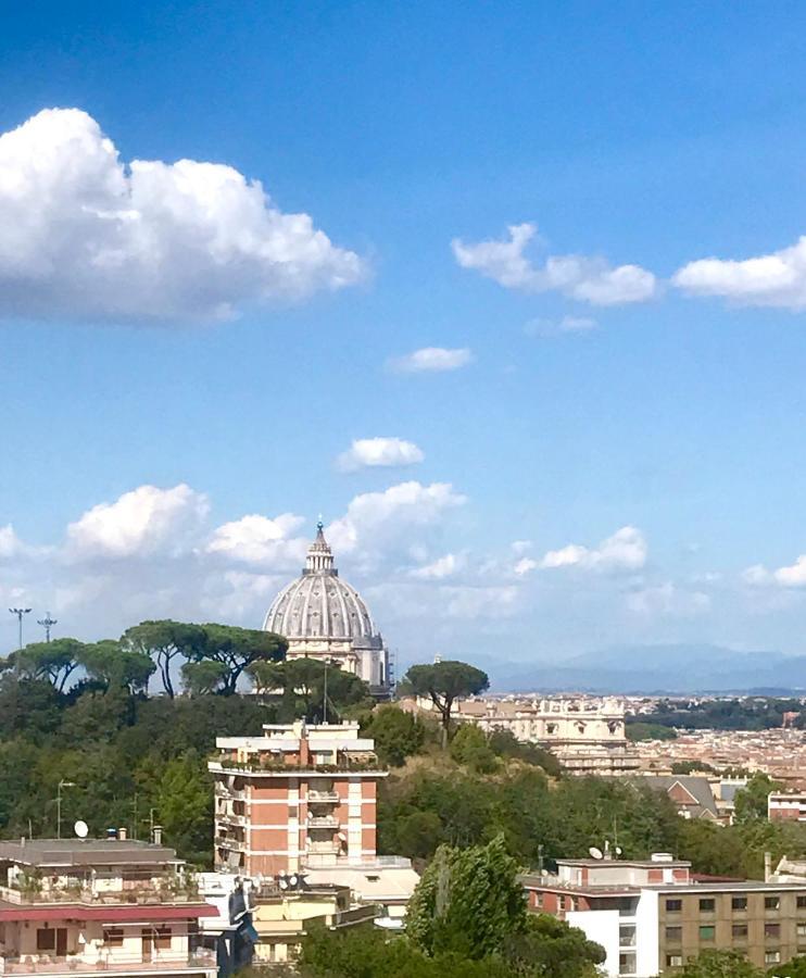 Apartmán Attico Vista San Pietro Řím Exteriér fotografie