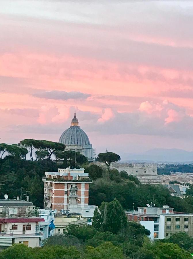 Apartmán Attico Vista San Pietro Řím Exteriér fotografie