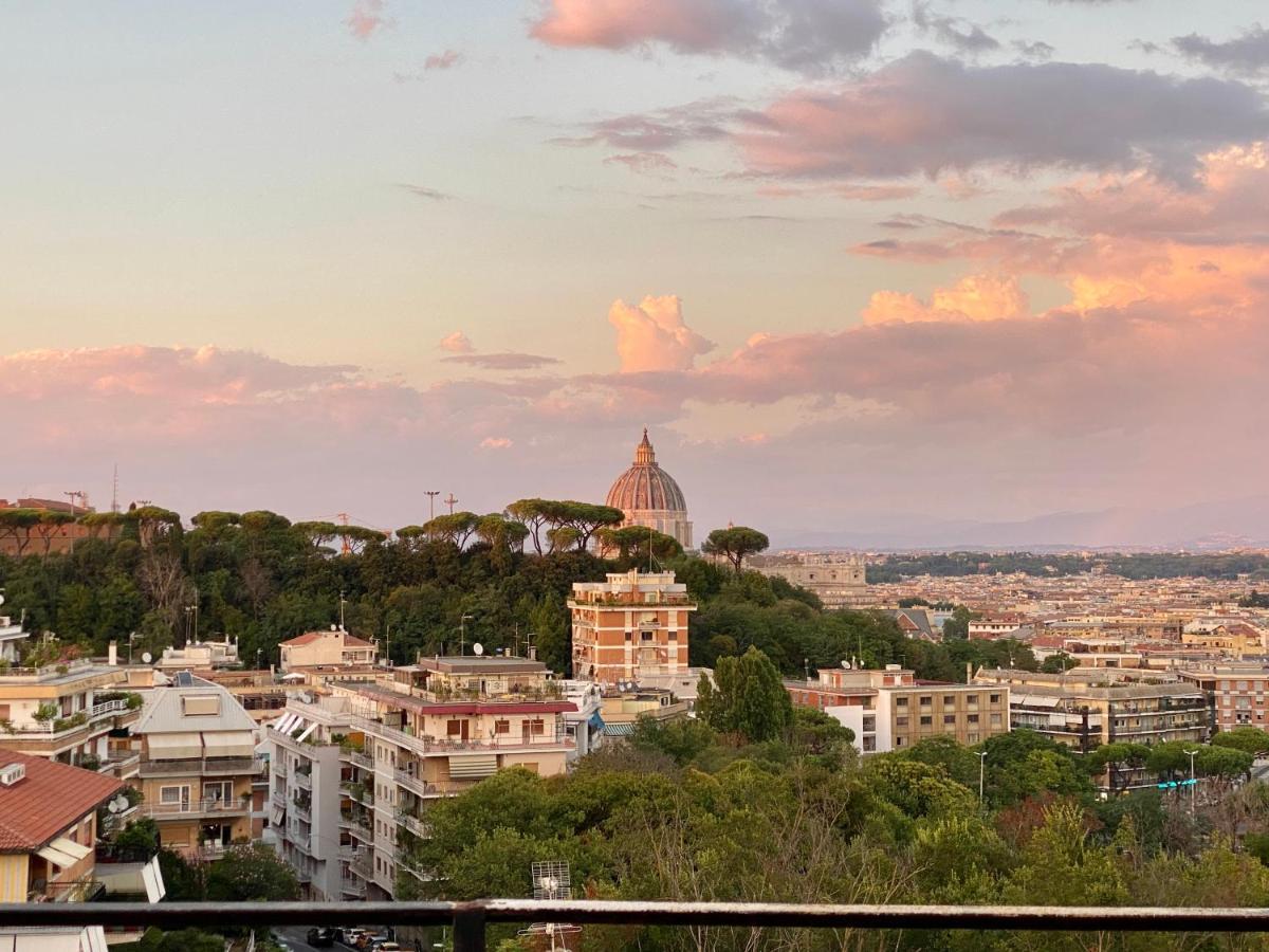 Apartmán Attico Vista San Pietro Řím Exteriér fotografie